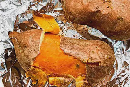 Süßkartoffel aus dem Ofen — einfaches Rezept